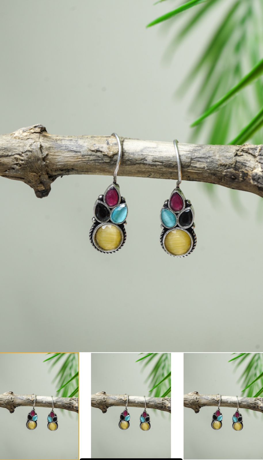 Bright Oxidised Dangler