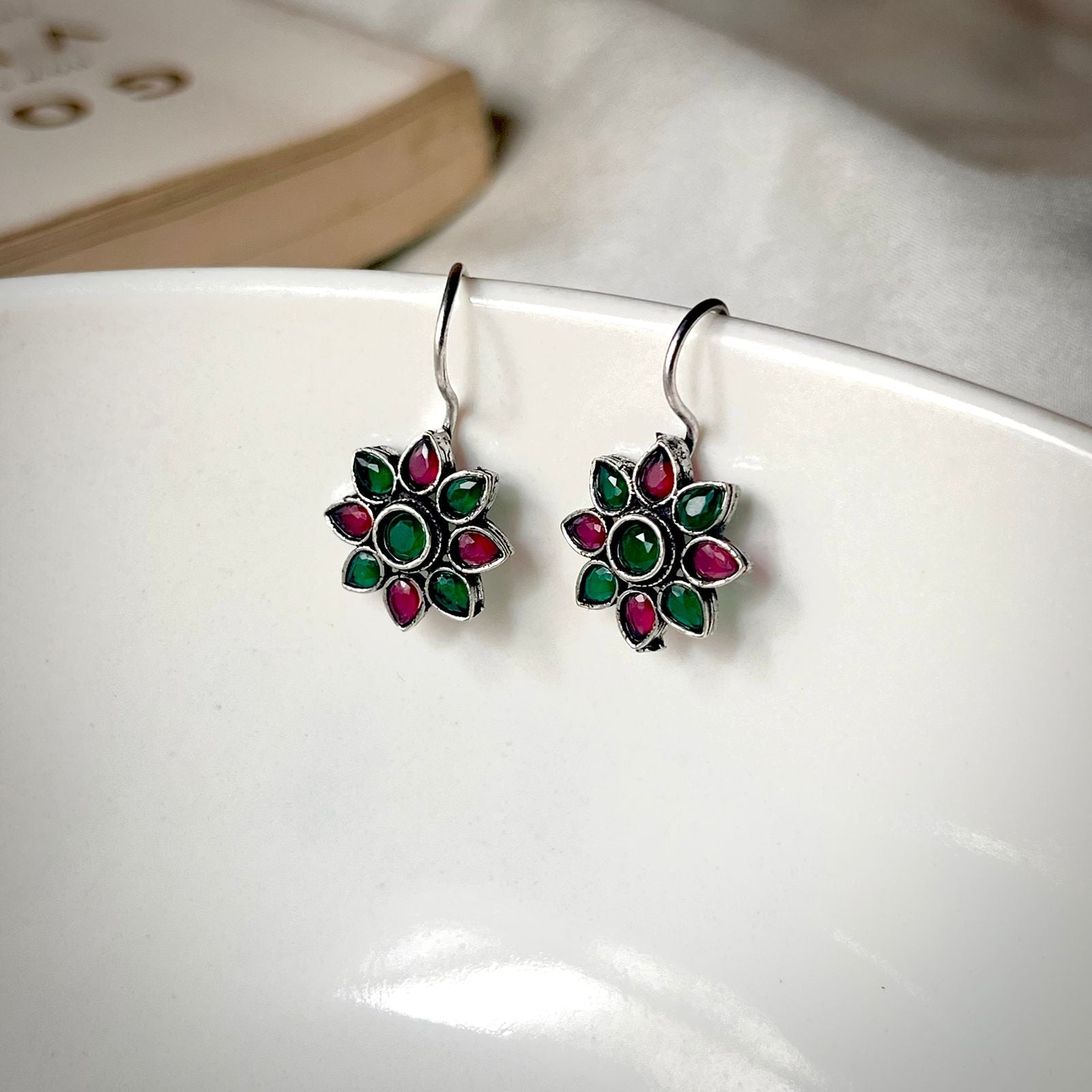 Trendy Oxidised Dangler Earrings Statement Jewelry