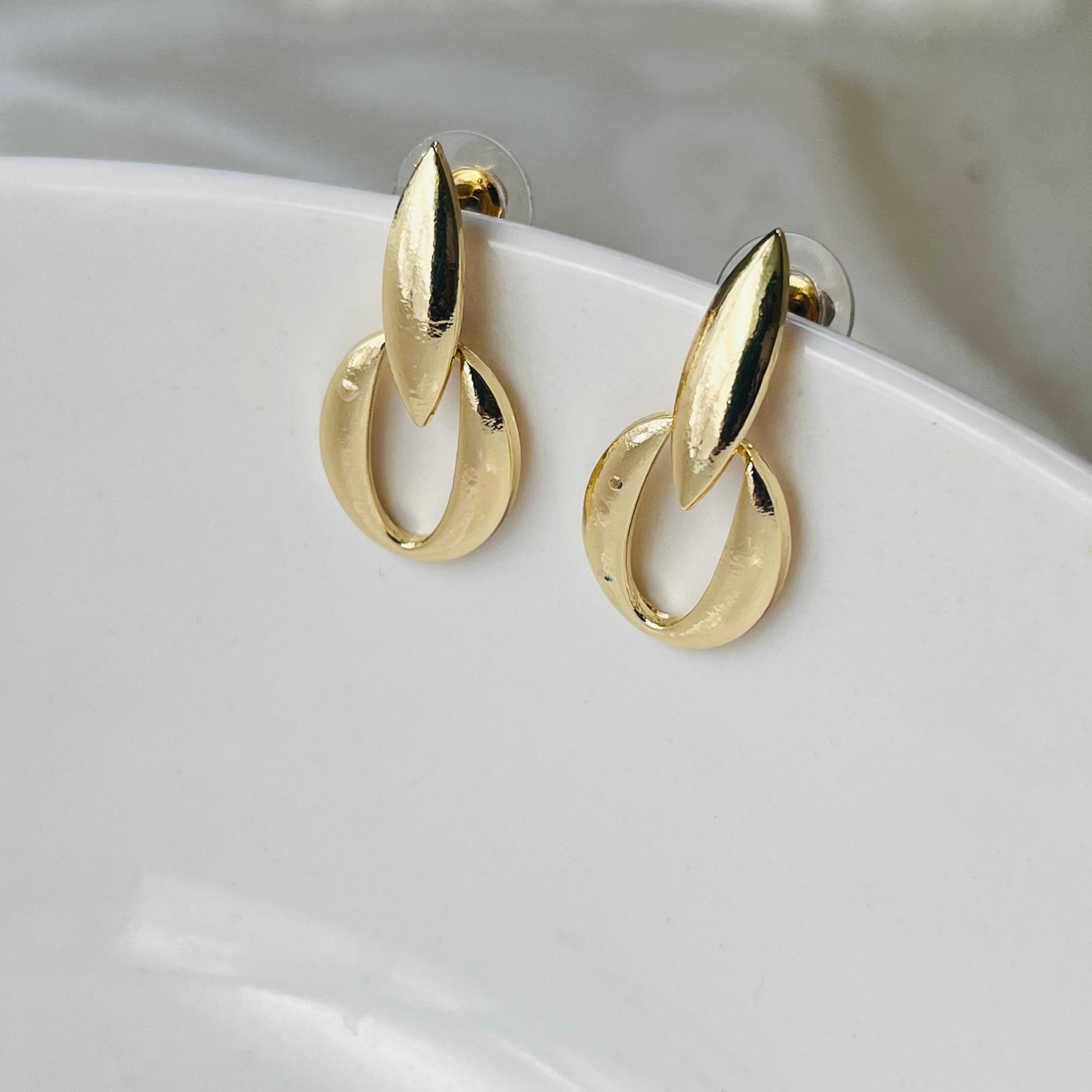 Golden Mist Pearl Earrings